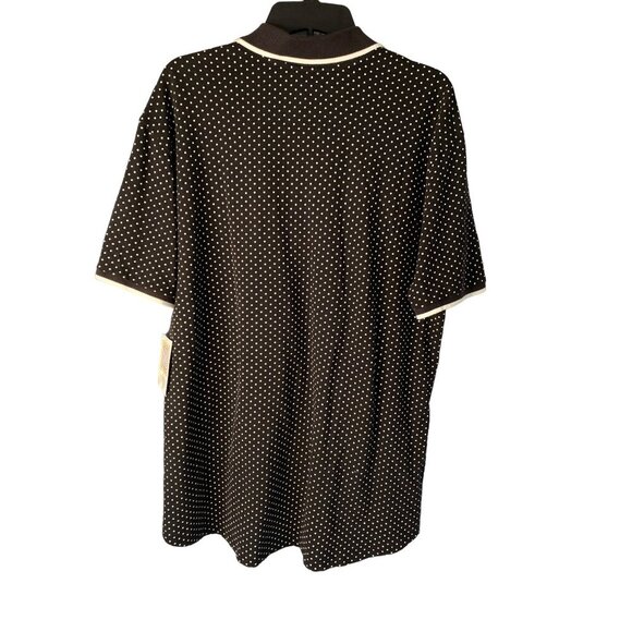 LULAROE MEN'S COTTON LIGHWEIGHT POLKA DOT POLO SHIRT SZ L NWT - Picture 2 of 4
